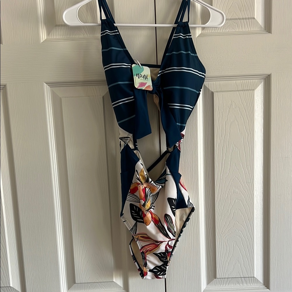 Floral Cutout One-Piece Swimsuit